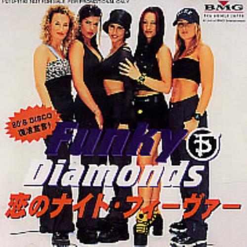 Funky Diamonds Night Fever Japanese Promo CD single (CD5 / 5